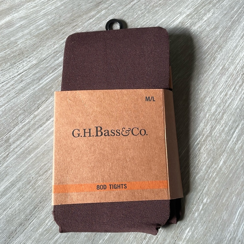 G.H. Bass & Co. Brown Tights